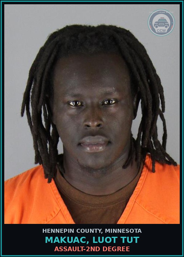 Booking mugshot of MAKUAC, LUOT TUT in Hennepin County