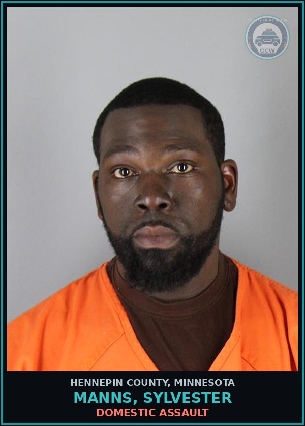 Booking mugshot of MANNS, SYLVESTER in Hennepin County