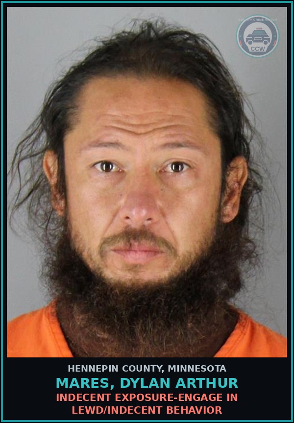 Booking mugshot of MARES, DYLAN ARTHUR in Hennepin County