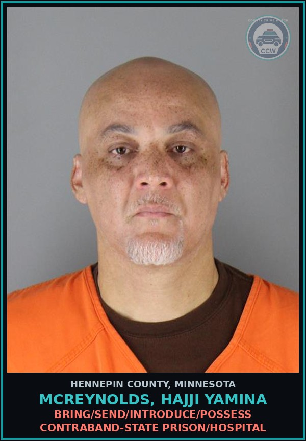 Booking mugshot of MCREYNOLDS, HAJJI YAMINA in Hennepin County