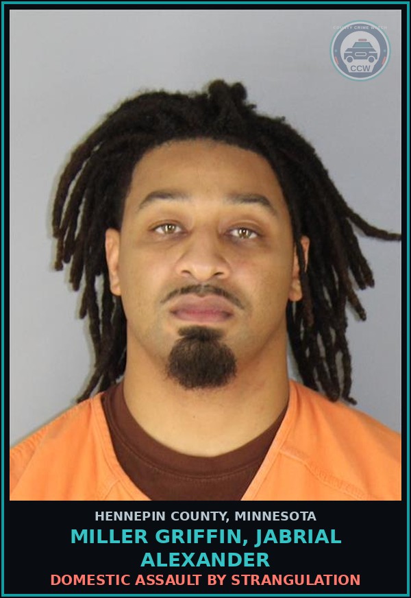 Booking mugshot of MILLER GRIFFIN, JABRIAL ALEXANDER in Hennepin County