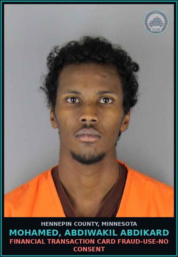 Booking mugshot of MOHAMED, ABDIWAKIL ABDIKARD in Hennepin County