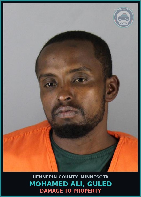 Booking mugshot of MOHAMED ALI, GULED in Hennepin County
