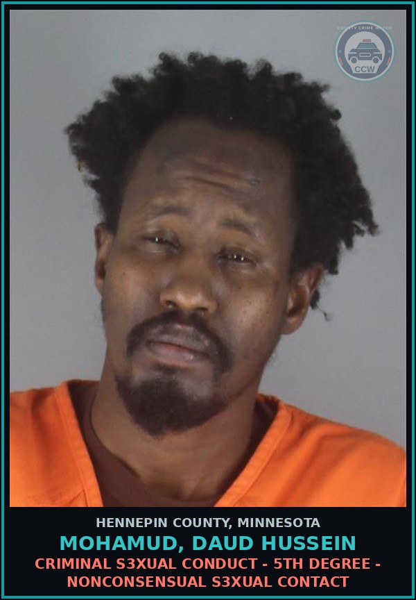 Booking mugshot of MOHAMUD, DAUD HUSSEIN in Hennepin County