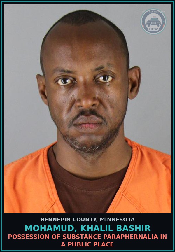 Booking mugshot of MOHAMUD, KHALIL BASHIR in Hennepin County