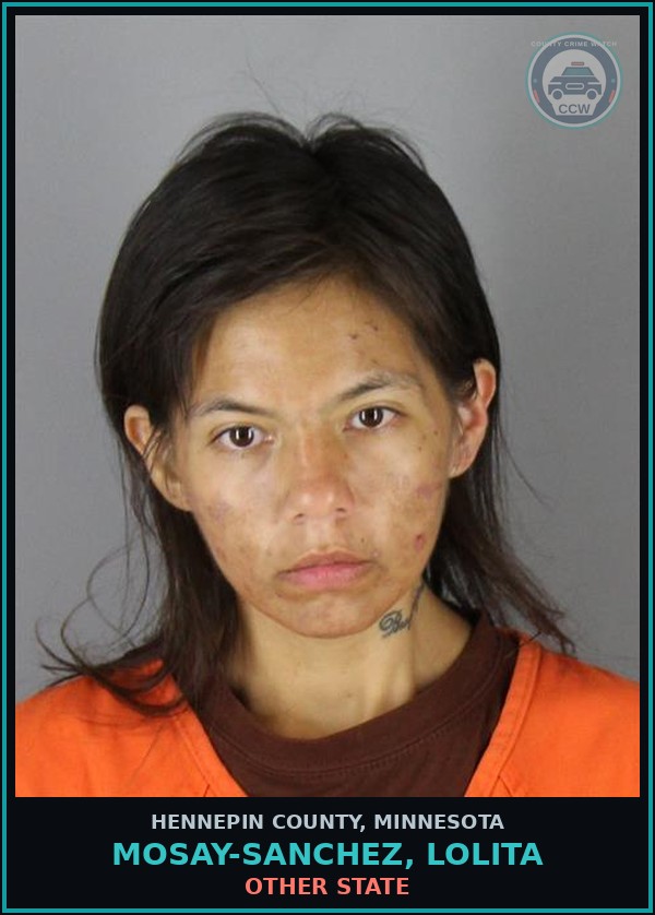 Booking mugshot of MOSAY-SANCHEZ, LOLITA in Hennepin County