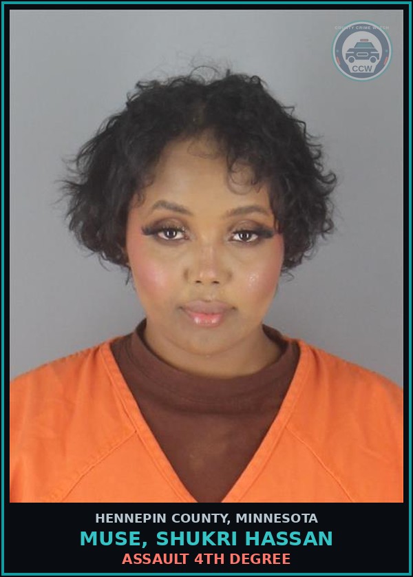Booking mugshot of MUSE, SHUKRI HASSAN in Hennepin County