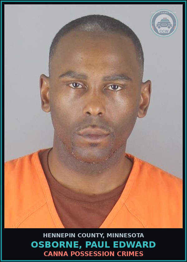 Booking mugshot of OSBORNE, PAUL EDWARD in Hennepin County