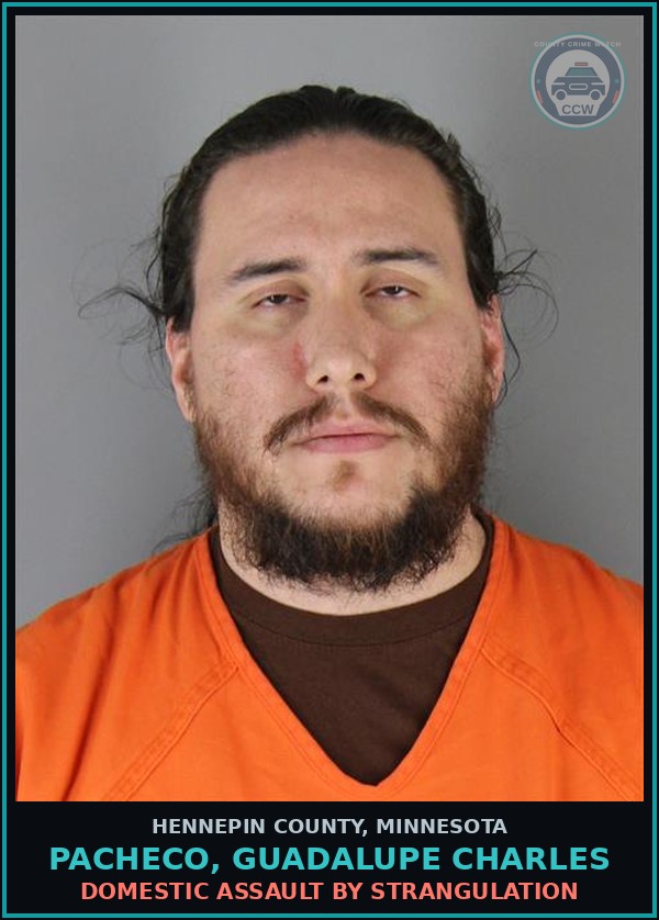 Booking mugshot of PACHECO, GUADALUPE CHARLES in Hennepin County