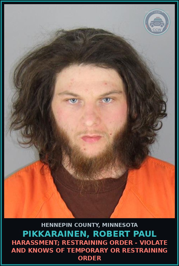 Booking mugshot of PIKKARAINEN, ROBERT PAUL in Hennepin County