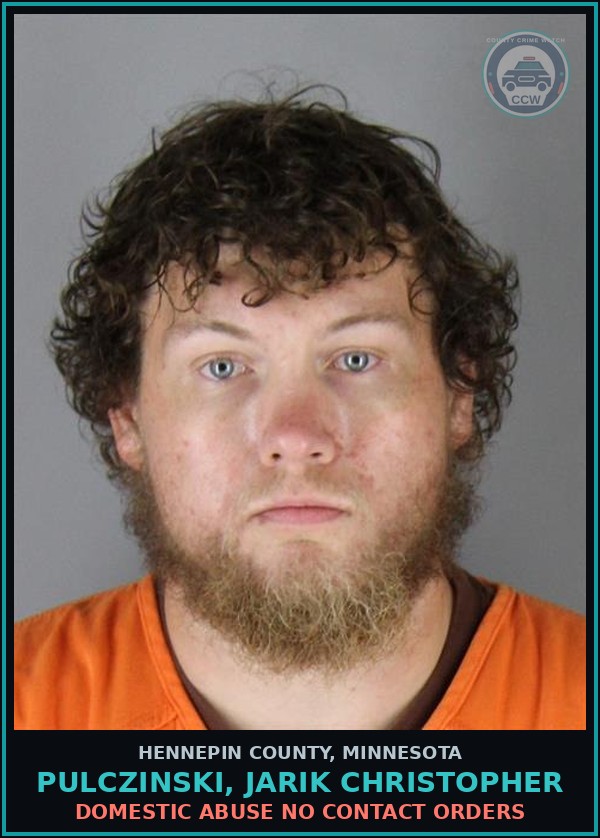 Booking mugshot of PULCZINSKI, JARIK CHRISTOPHER in Hennepin County