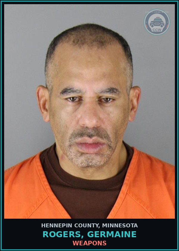 Booking mugshot of ROGERS, GERMAINE in Hennepin County