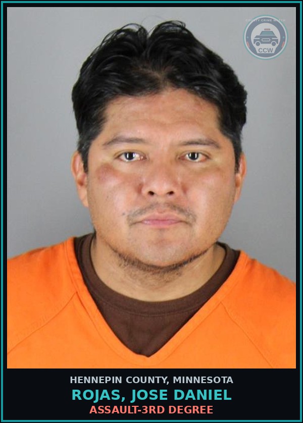 Booking mugshot of ROJAS, JOSE DANIEL in Hennepin County