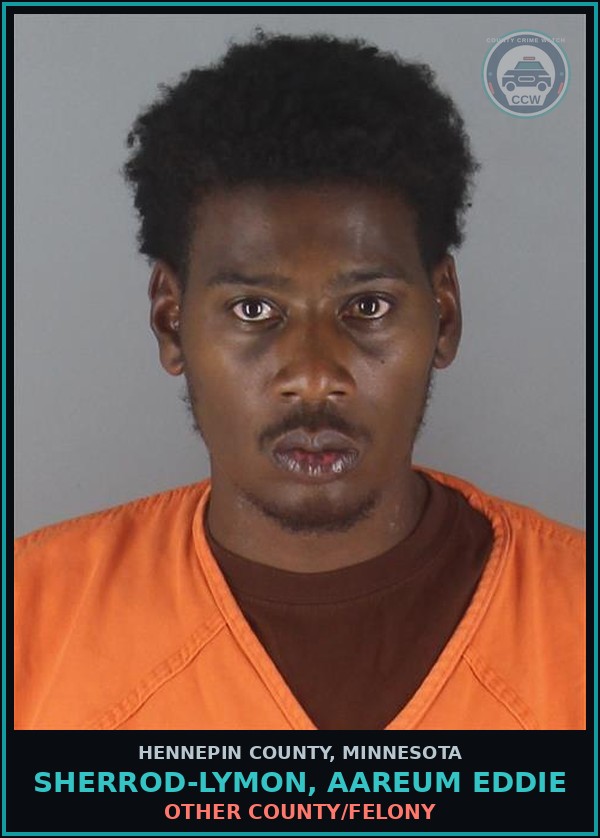 Booking mugshot of SHERROD-LYMON, AAREUM EDDIE in Hennepin County