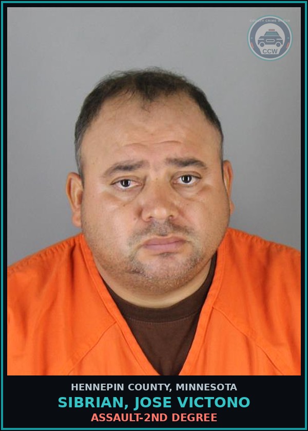 Booking mugshot of SIBRIAN, JOSE VICTONO in Hennepin County