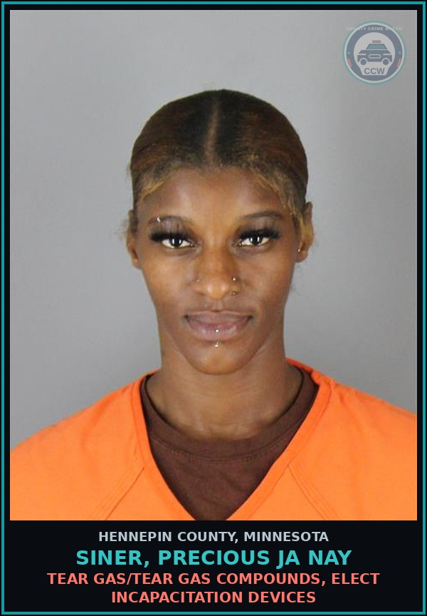 Booking mugshot of SINER, PRECIOUS JA NAY in Hennepin County