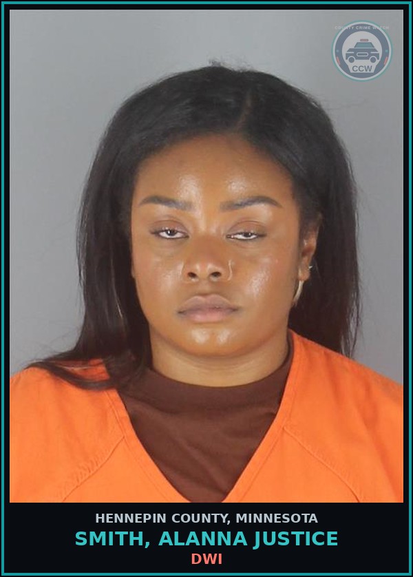 Booking mugshot of SMITH, ALANNA JUSTICE in Hennepin County