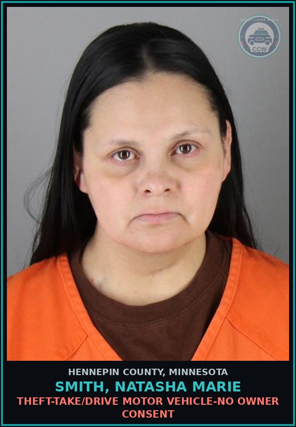 Booking mugshot of SMITH, NATASHA MARIE in Hennepin County