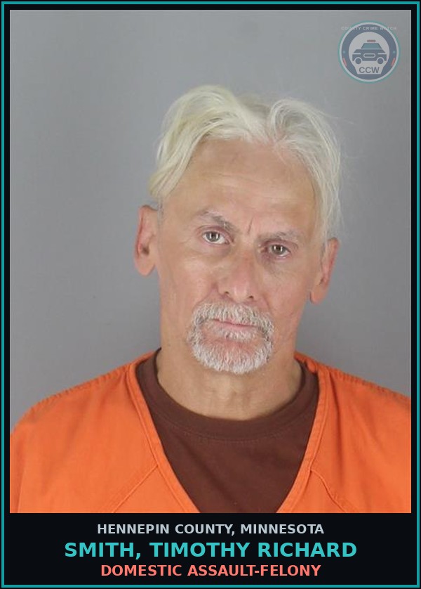 Booking mugshot of SMITH, TIMOTHY RICHARD in Hennepin County