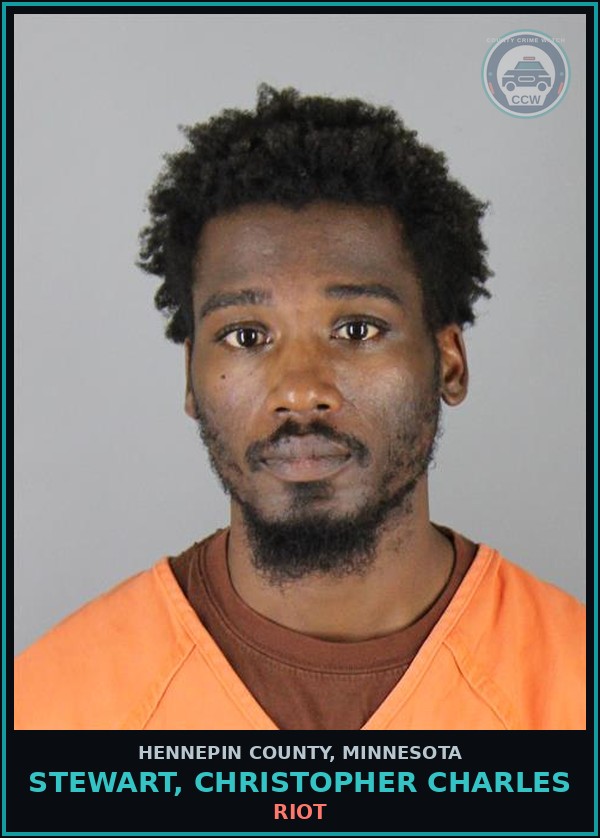 Booking mugshot of STEWART, CHRISTOPHER CHARLES in Hennepin County
