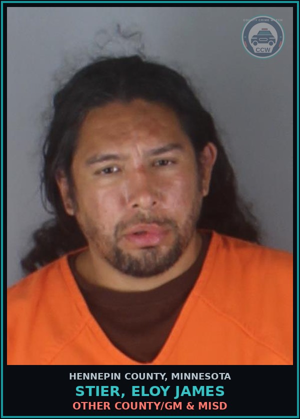 Booking mugshot of STIER, ELOY JAMES in Hennepin County