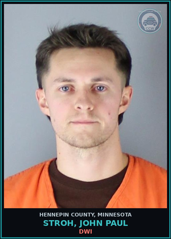 Booking mugshot of STROH, JOHN PAUL in Hennepin County