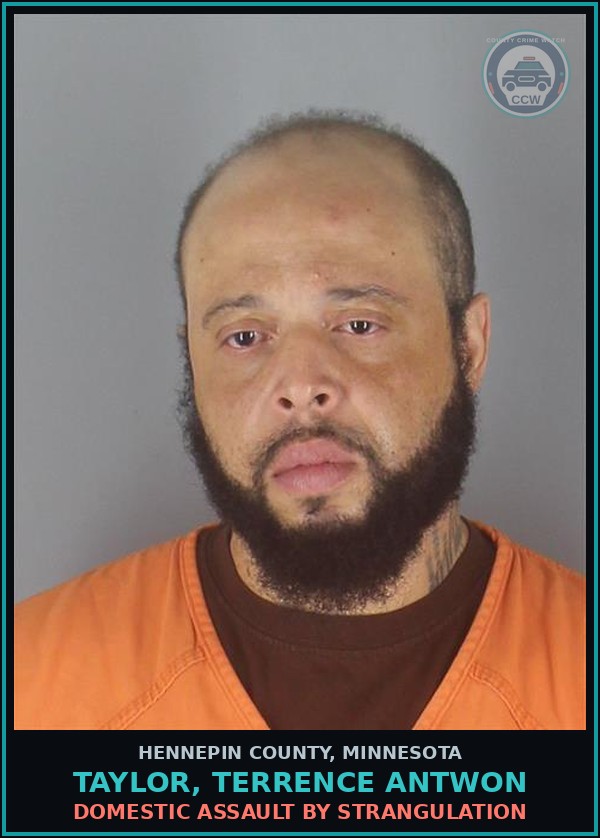 Booking mugshot of TAYLOR, TERRENCE ANTWON in Hennepin County