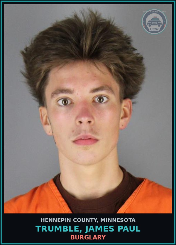 Booking mugshot of TRUMBLE, JAMES PAUL in Hennepin County