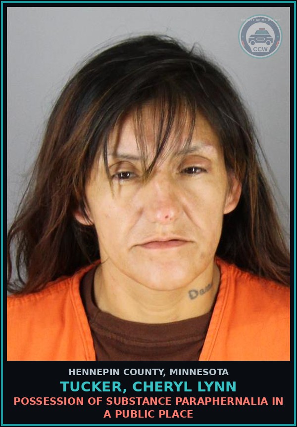 Booking mugshot of TUCKER, CHERYL LYNN in Hennepin County