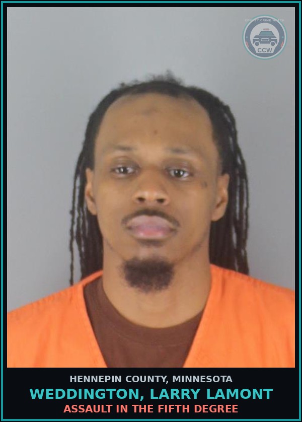 Booking mugshot of WEDDINGTON, LARRY LAMONT in Hennepin County