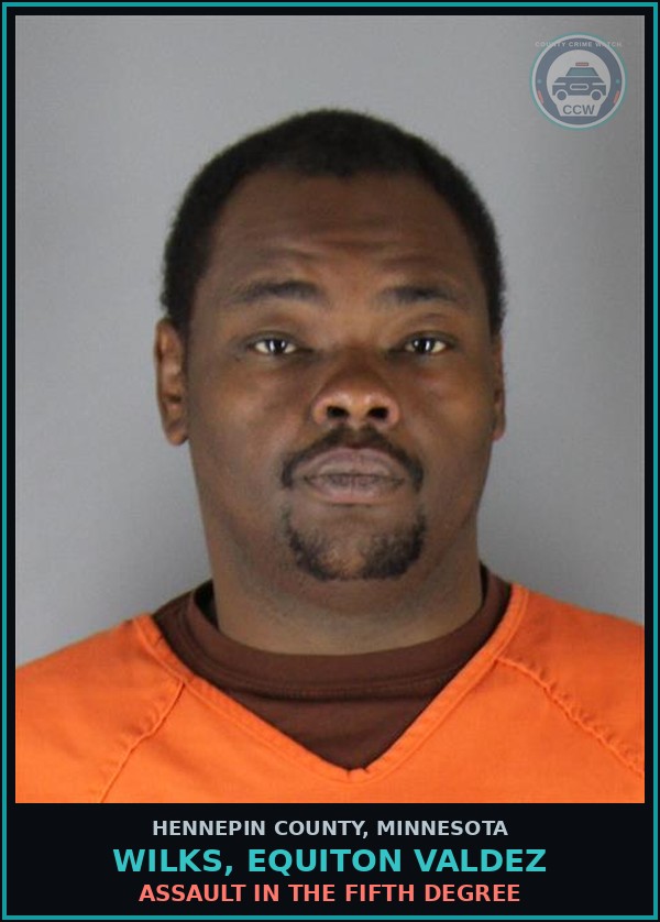 Booking mugshot of WILKS, EQUITON VALDEZ in Hennepin County