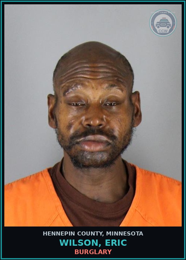 Booking mugshot of WILSON, ERIC in Hennepin County