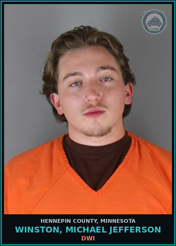 Booking mugshot of WINSTON, MICHAEL JEFFERSON in Hennepin County