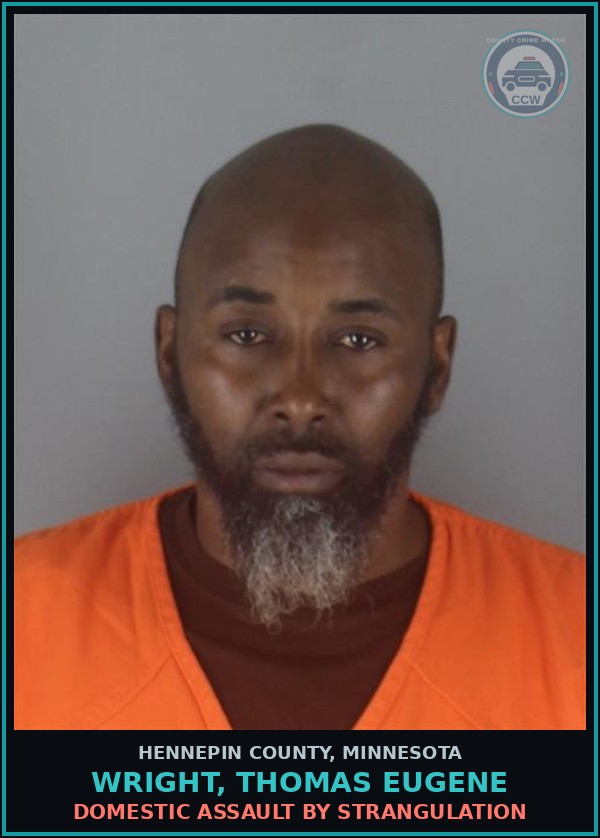Booking mugshot of WRIGHT, THOMAS EUGENE in Hennepin County