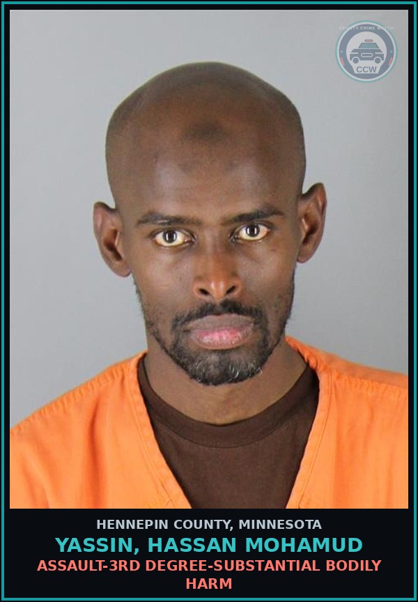 Booking mugshot of YASSIN, HASSAN MOHAMUD in Hennepin County