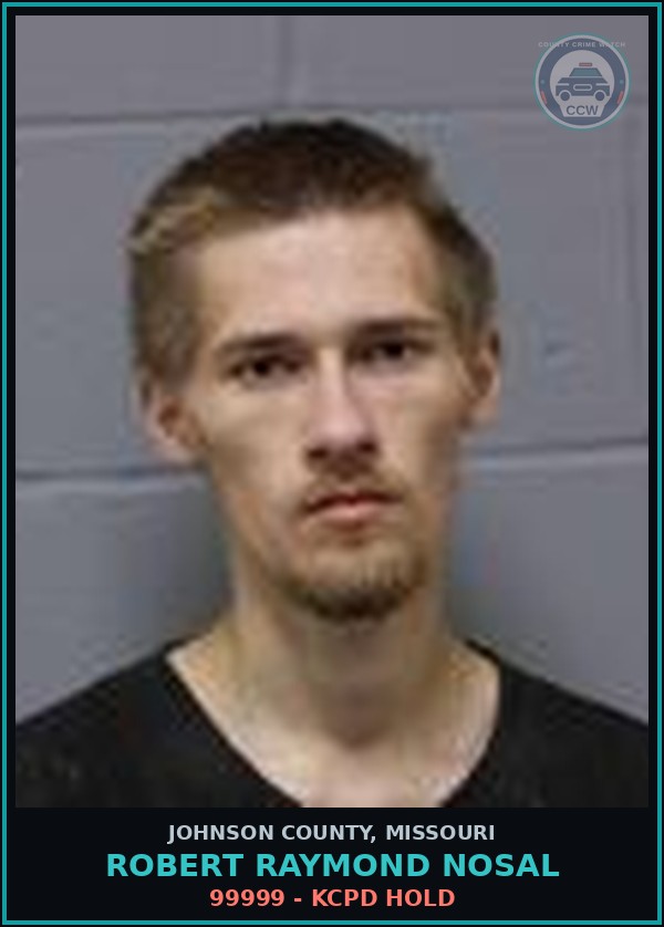 Booking mugshot of Robert Raymond Nosal in Johnson County