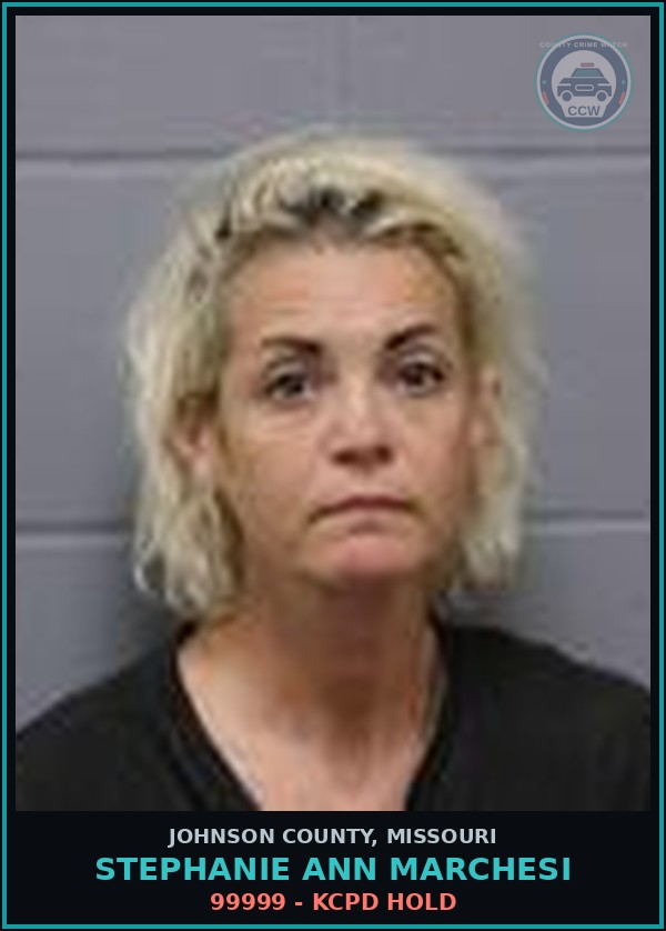 Booking mugshot of Stephanie Ann Marchesi in Johnson County