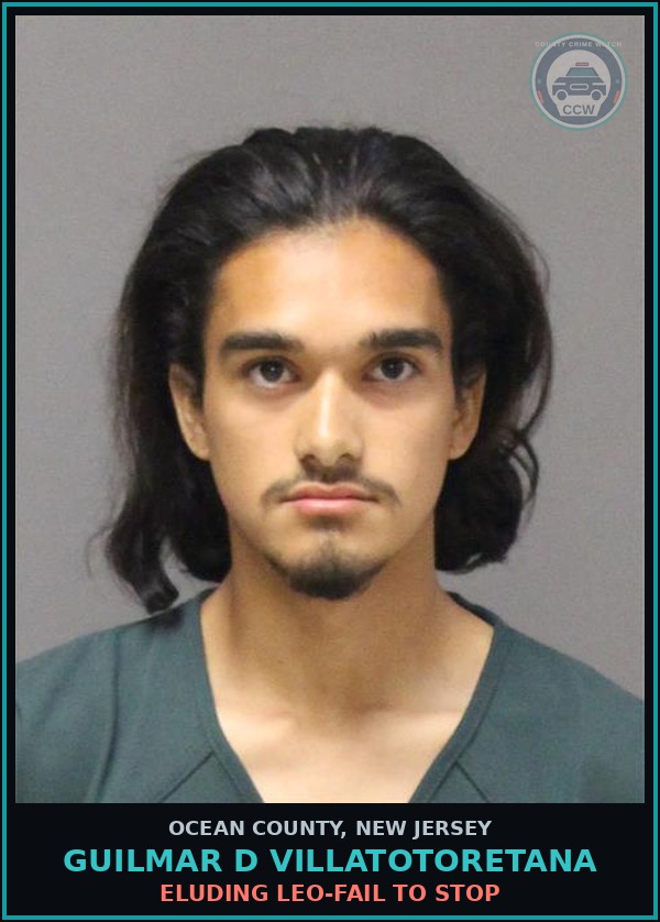 Booking mugshot of GUILMAR D VILLATOTORETANA in Ocean County