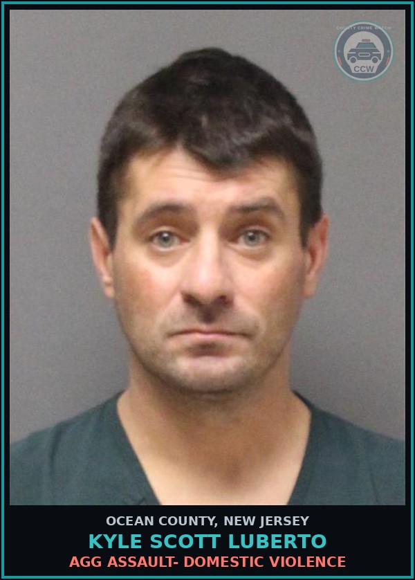 Booking mugshot of KYLE SCOTT LUBERTO in Ocean County