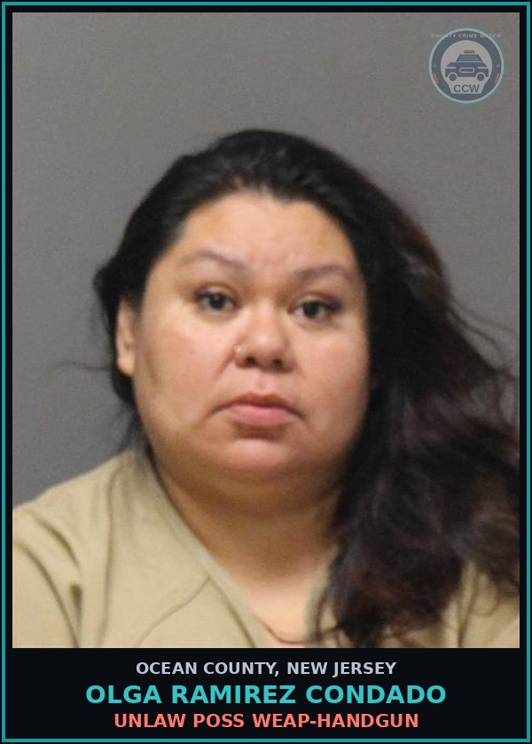 Booking mugshot of OLGA RAMIREZ CONDADO in Ocean County