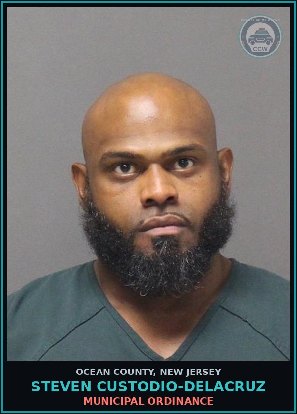 Booking mugshot of STEVEN CUSTODIO-DELACRUZ in Ocean County