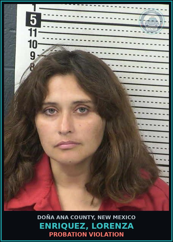 Booking mugshot of Enriquez, Lorenza in Doña Ana County