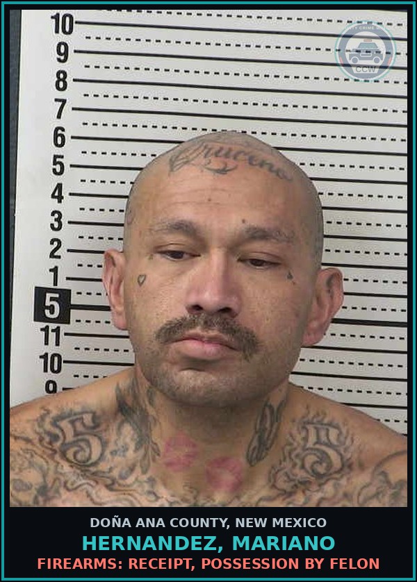 Booking mugshot of Hernandez, Mariano in Doña Ana County