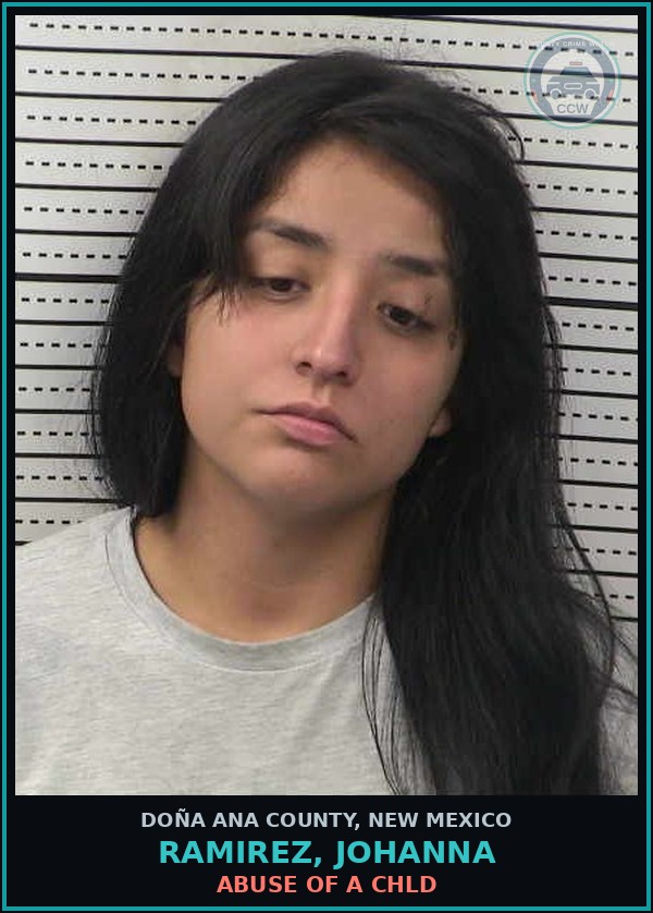 Booking mugshot of Ramirez, Johanna in Doña Ana County