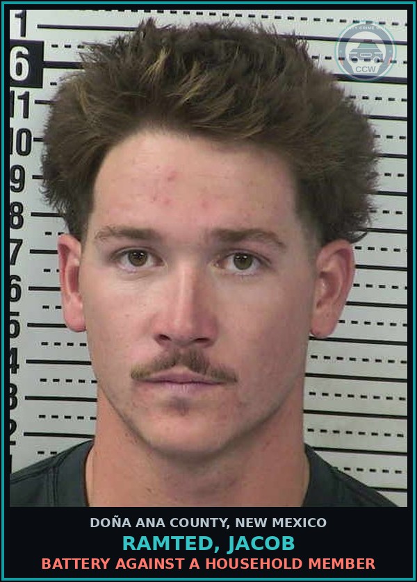 Booking mugshot of Ramted, Jacob in Doña Ana County