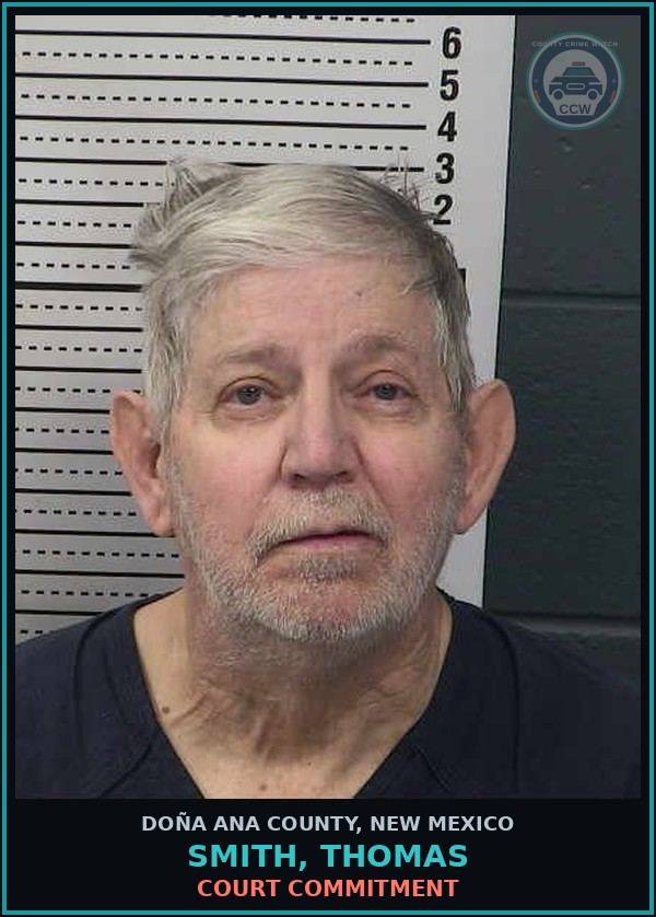 Booking mugshot of Smith, Thomas in Doña Ana County