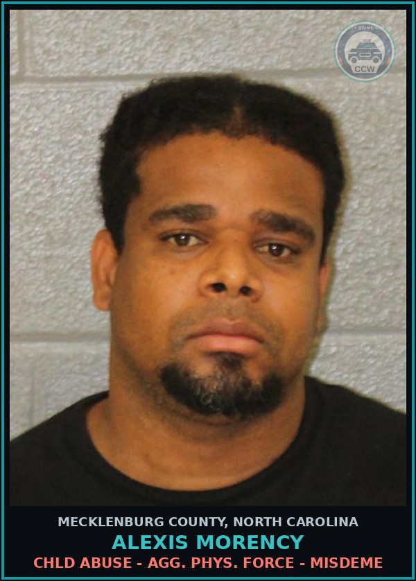 Booking mugshot of ALEXIS MORENCY in Mecklenburg County