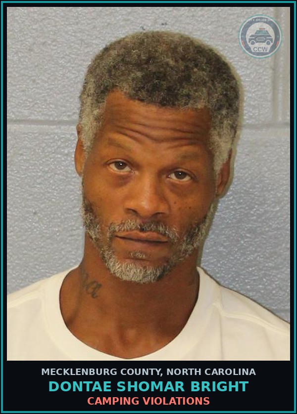 Booking mugshot of DONTAE SHOMAR BRIGHT in Mecklenburg County