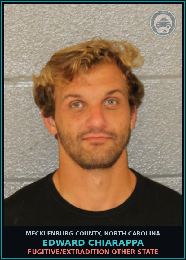 Booking mugshot of EDWARD CHIARAPPA in Mecklenburg County