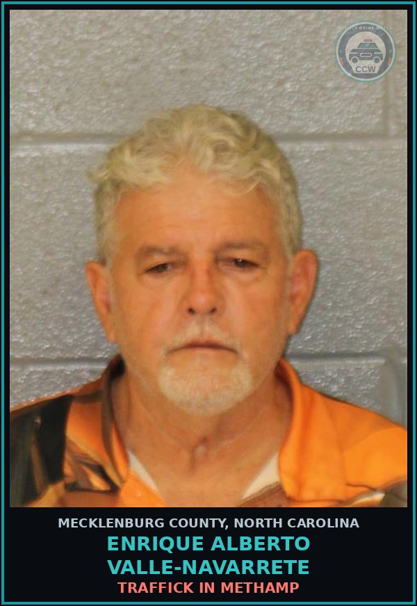 Booking mugshot of ENRIQUE ALBERTO VALLE-NAVARRETE in Mecklenburg County